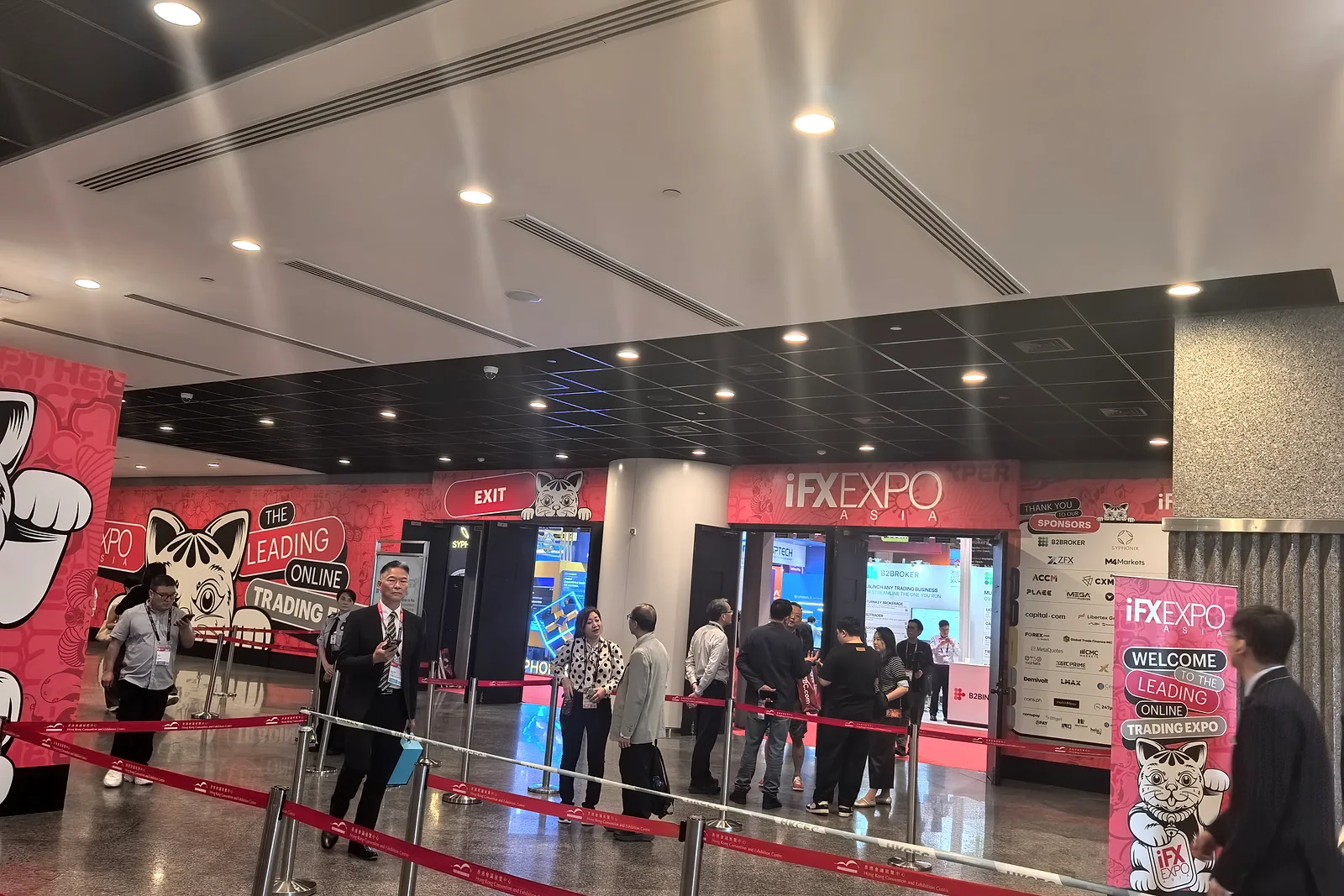 Entrance to iFX EXPO Asia 2026 at HKCEC