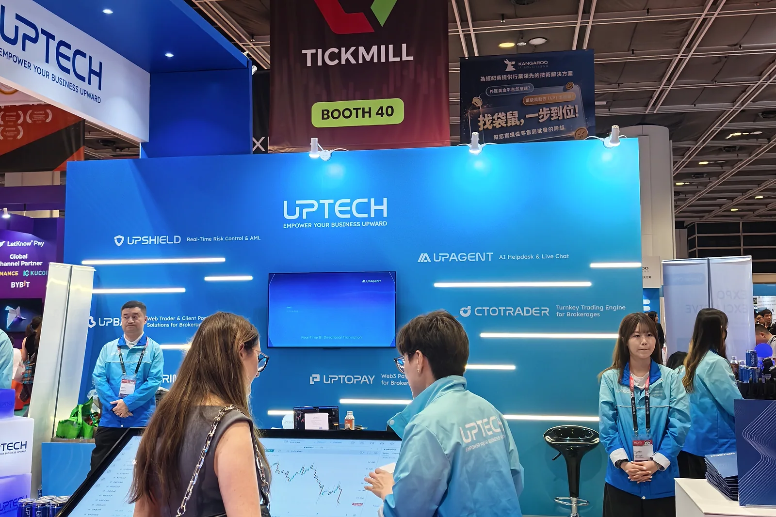 A live broker-technology product demonstration